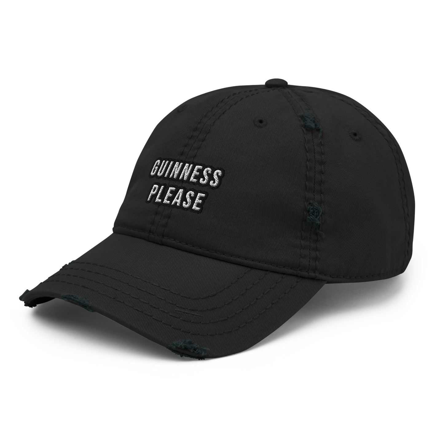 Guinness Please Funny Distressed Cap