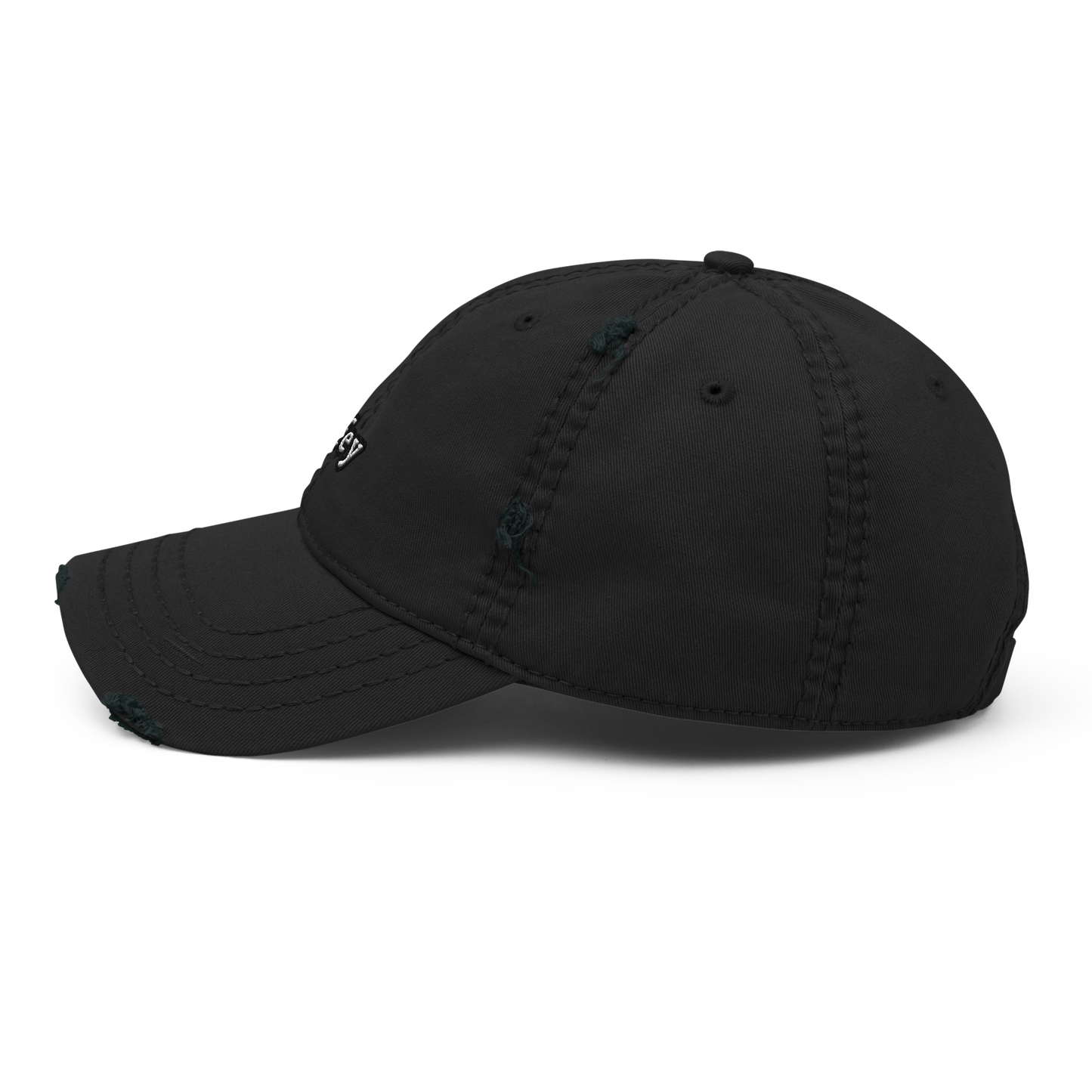 Black Wifey Distressed Cap