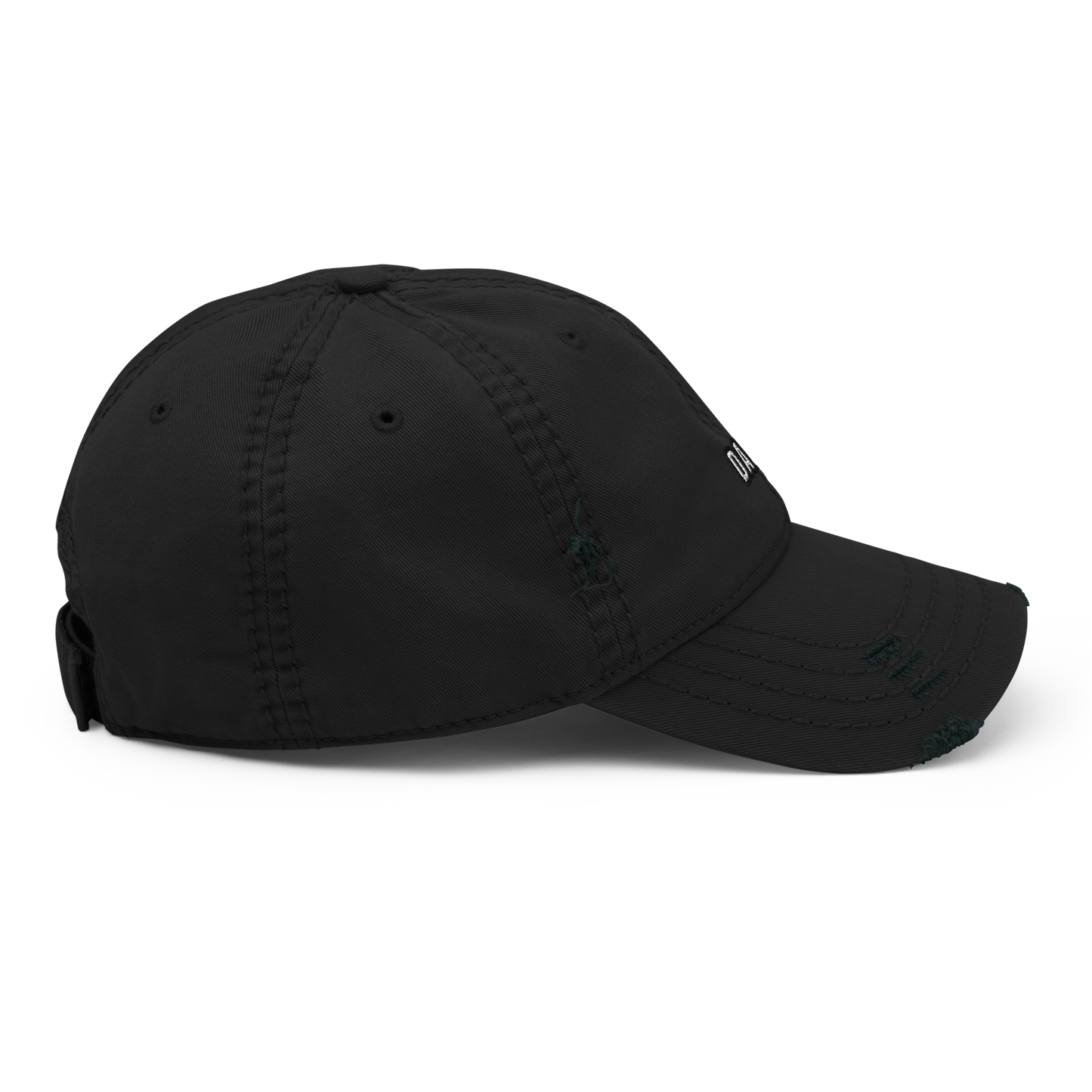 Black Daddy Distressed Cap