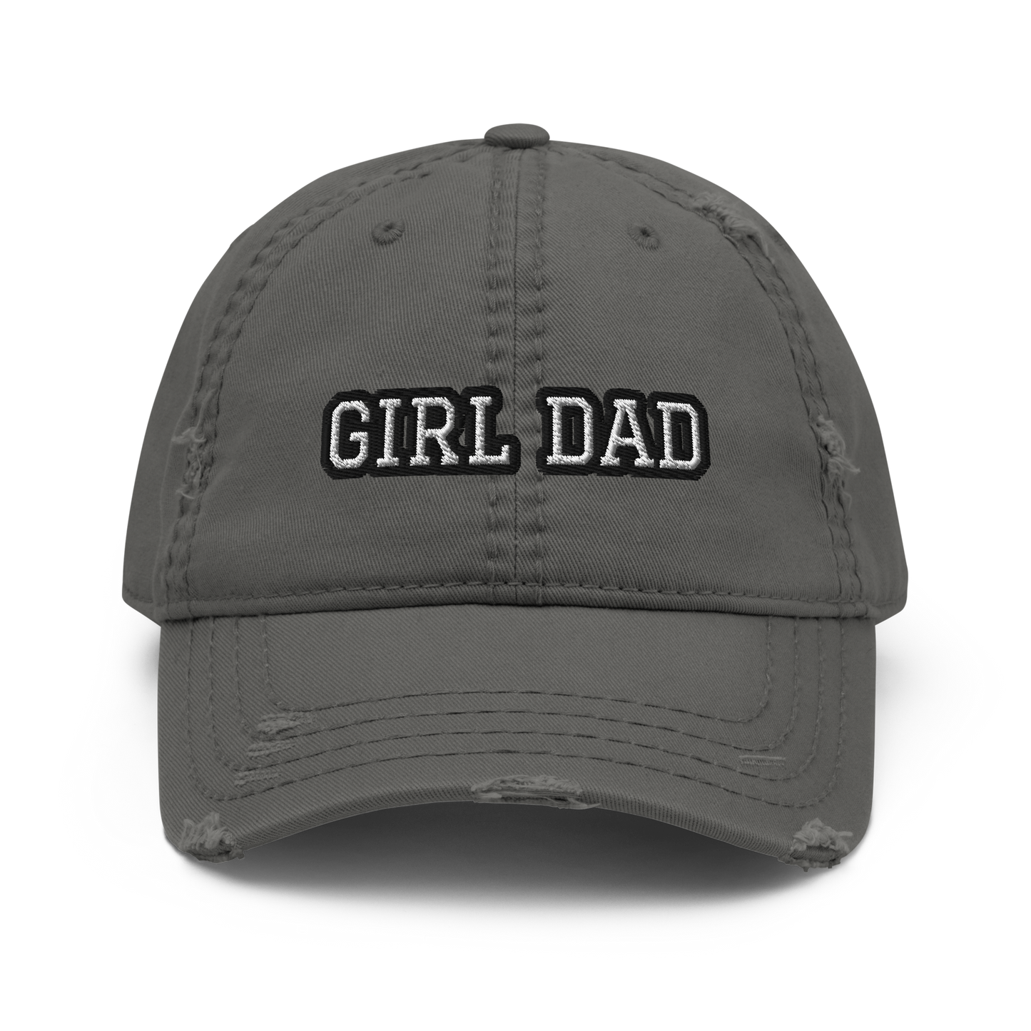 Girl Dad Distressed Cap