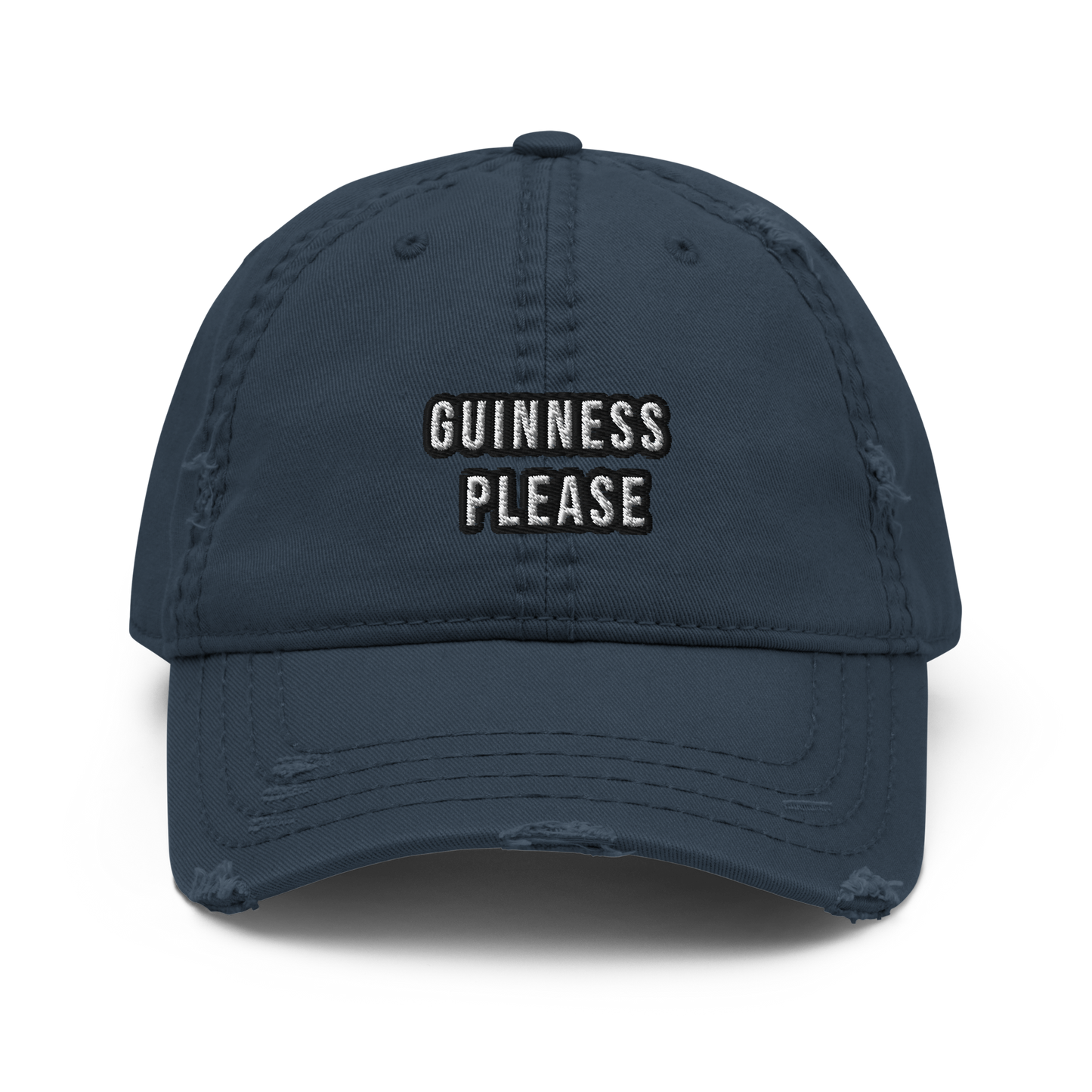 Guinness Please Funny Distressed Cap