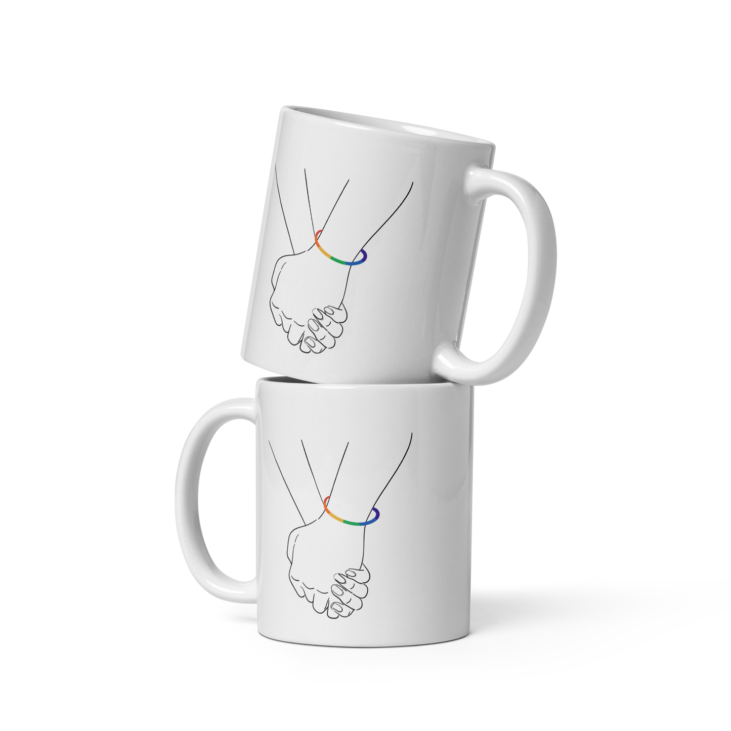 Minimalist Pride mug