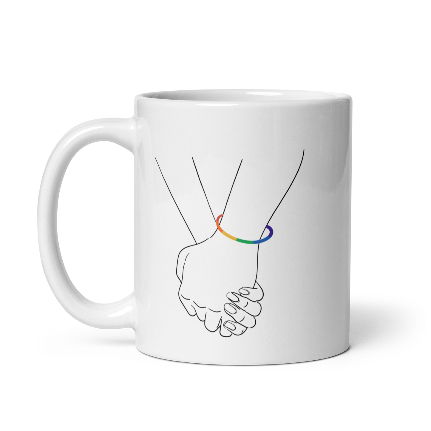 Minimalist Pride mug