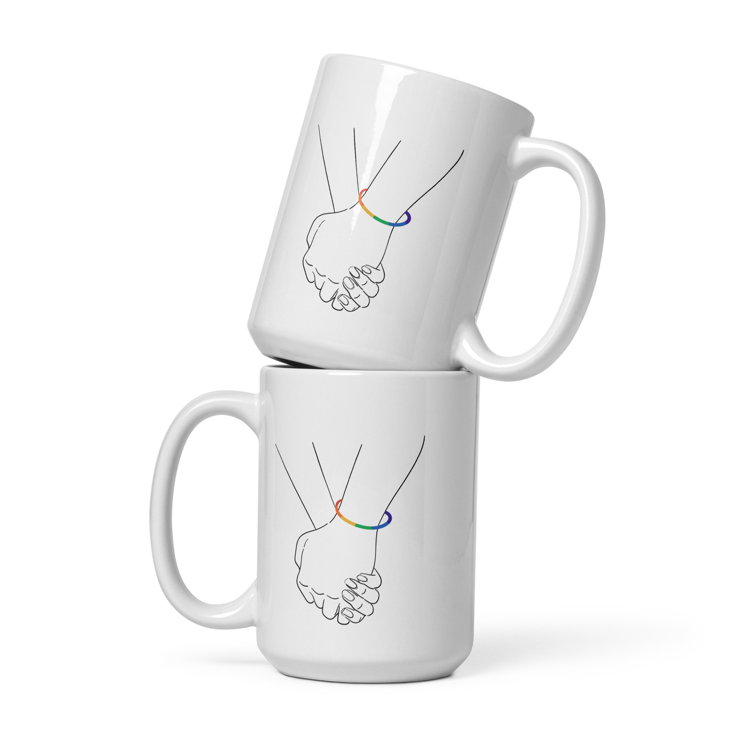 Minimalist Pride mug