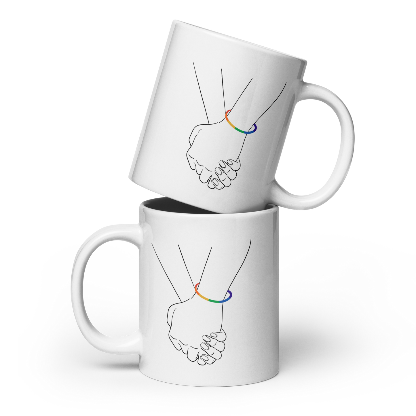 Minimalist Pride mug