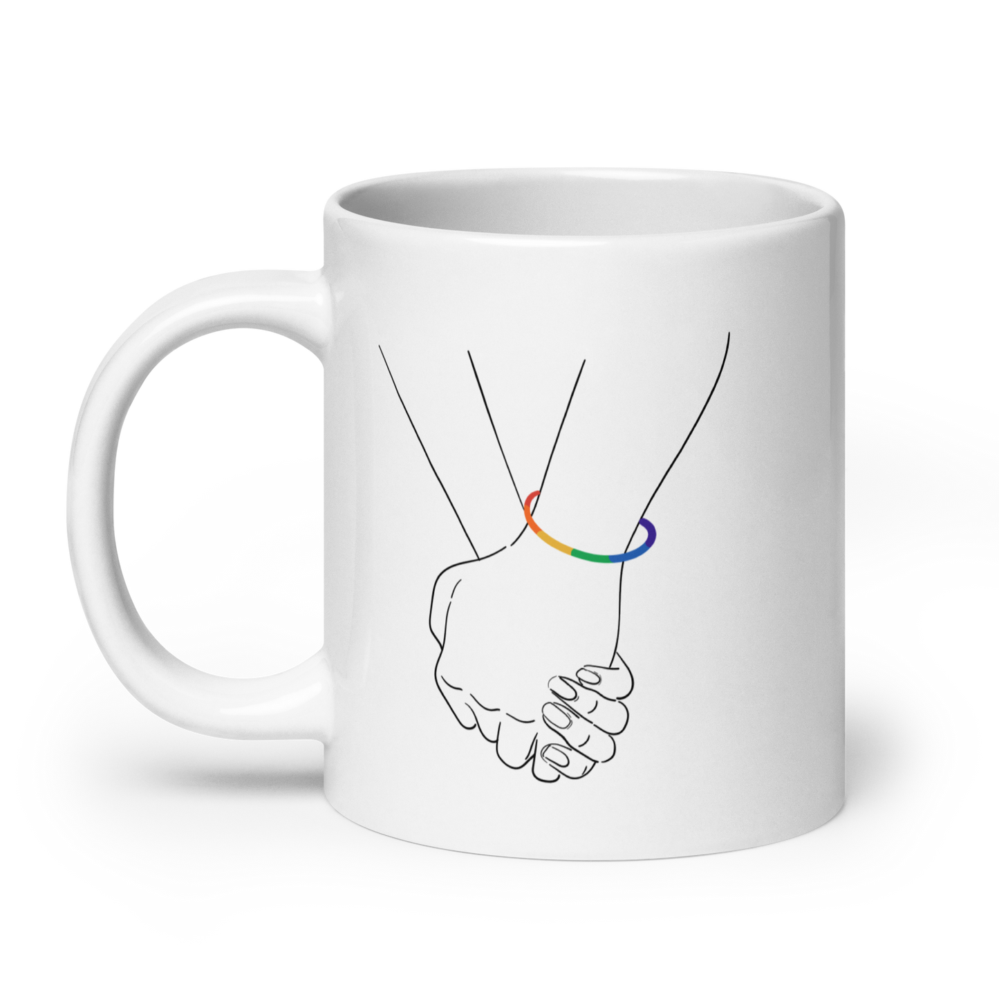 Minimalist Pride mug